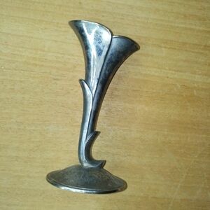 Silver plated vase